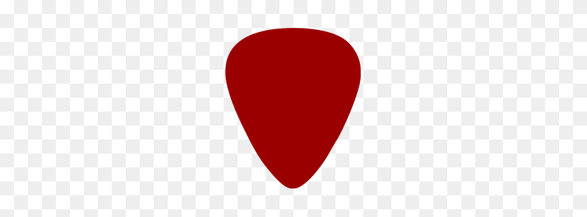 251x251 New Pick Photo For Solid Red Celluloid Picks - Guitar Pick PNG