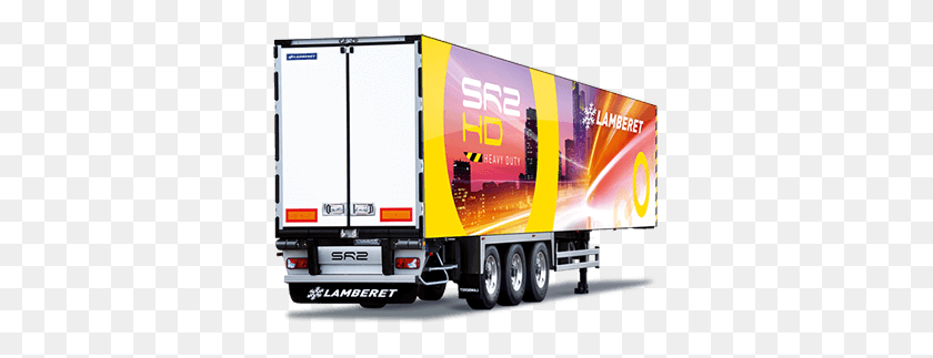 347x263 Nuevos Vehículos Utilitarios Refrigerados, Camiones, Semirremolques Lamberet - Semi Camión Png