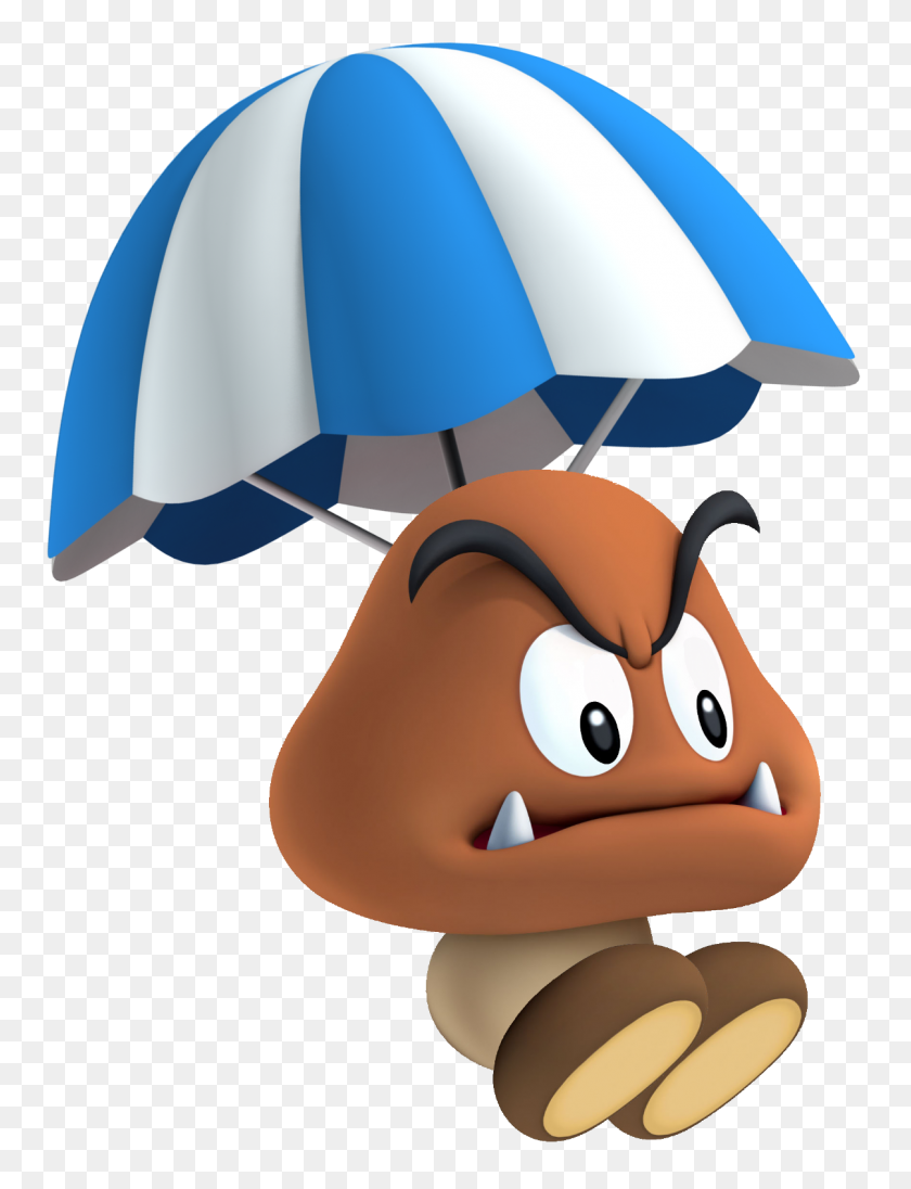 1206x1602 New Super Mario Bros - Goomba Png