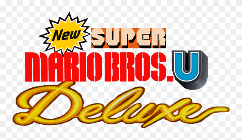 1151x630 New Super Mario Bros U Deluxe Logo But Each Word Is - Super Mario Odyssey Logo PNG