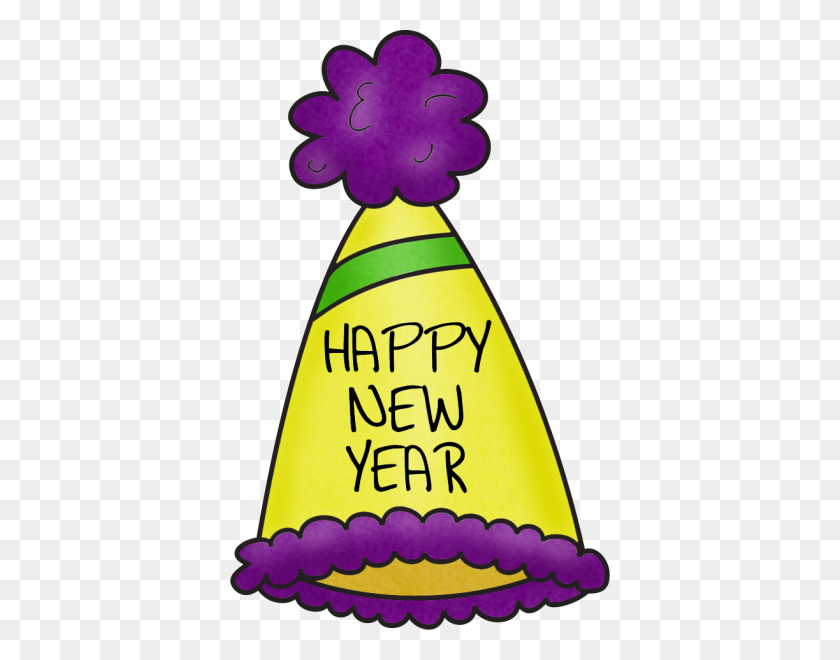 380x600 New Year Party Hats Clipart Nice Clip Art - New Years Eve 2015 Clipart