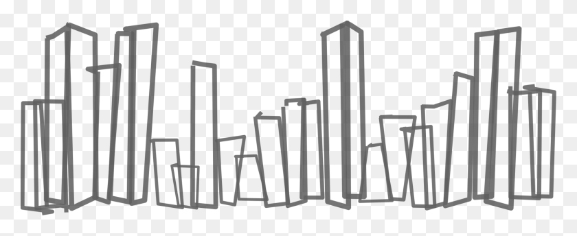 2053x750 New York City Drawing Silhouette Pencil - New York City PNG