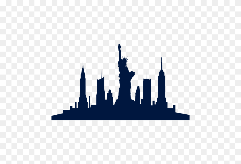 512x512 La Ciudad De Nueva York Png Skyline Transparente Skyline De La Ciudad De Nueva York - Skyline Png