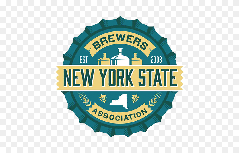 480x480 El Estado De Nueva York De La Asociación De Cerveceros De Cerveza Artesanal, Estilo Empire State - Logotipo De Los Cerveceros Png