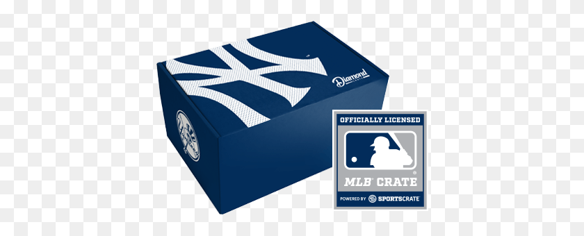 500x280 New York Yankees Diamond Crate From Sports Crate - Yankees PNG