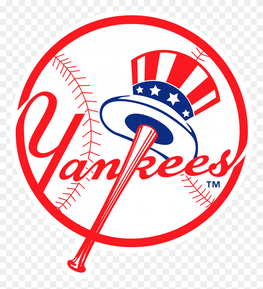 4504x5000 New York Yankees Logos Descargar - New York Yankees Logotipo Png