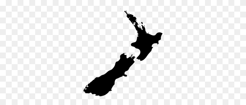 270x300 New Zealand Black Clip Art - Kiwi Clipart