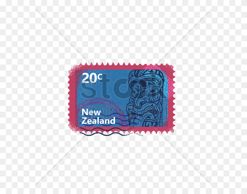 600x600 Новая Зеландия Дизайн Почтовой Марки Векторное Изображение - Почтовая Марка Png