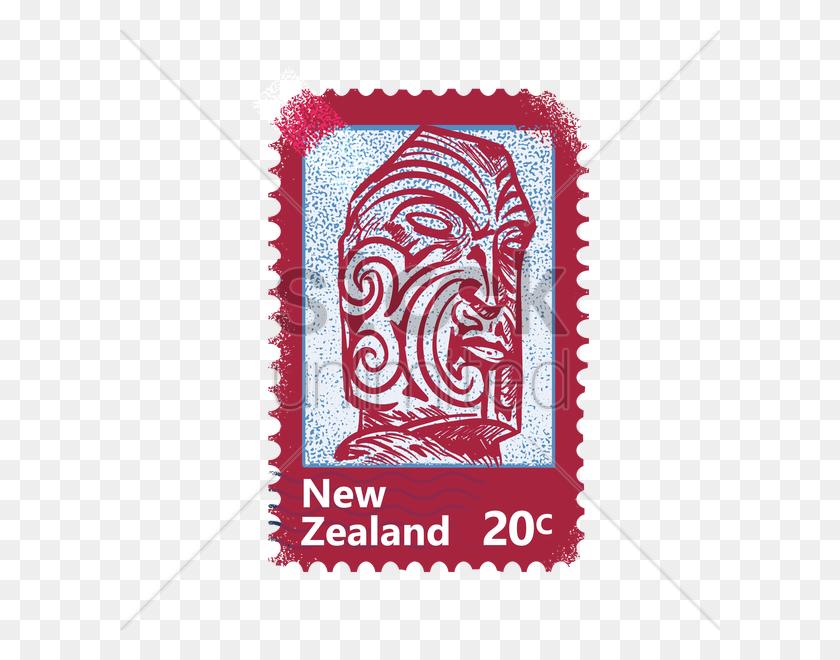 600x600 New Zealand Postage Stamp Design Vector Image - Postage Stamp PNG