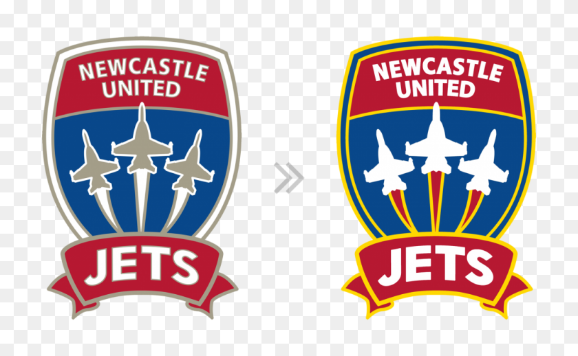 1000x588 Newcastle Jets Logo Recolour Third Sports Design - Jets Logo PNG