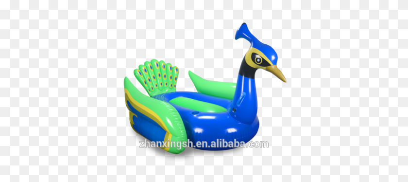 350x314 Newest Special Idea Peacock Pvc Inflatable Water Animals Toys Pool - Pool Float PNG