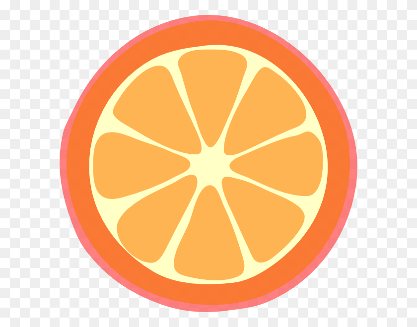 600x599 Newest Tangerine Clip Art - Tangerine Clipart