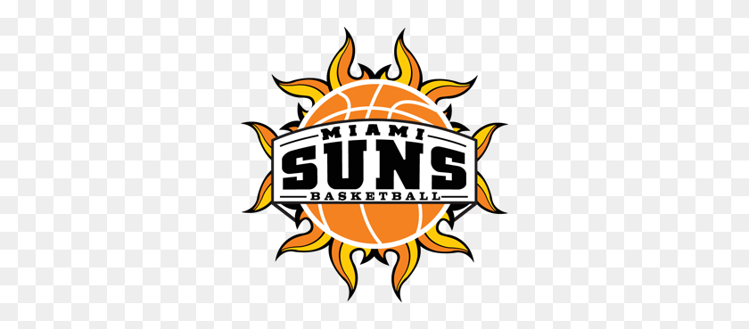 300x309 Noticias Miami Suns Basketball El Sitio Oficial De Los Miami Suns - Suns Logo Png