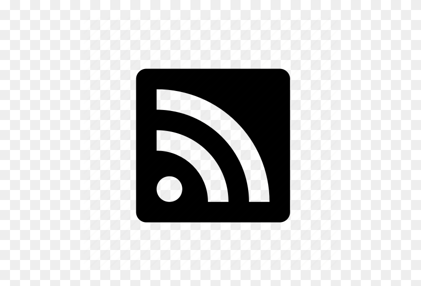 512x512 News, Rss, Subscribe Icon - Black Subscribe PNG