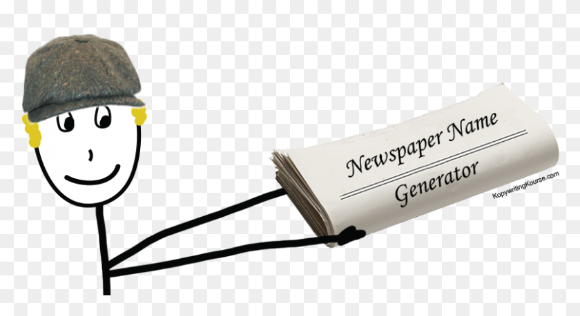 807x413 Newspaper Name Generator - Newspaper PNG
