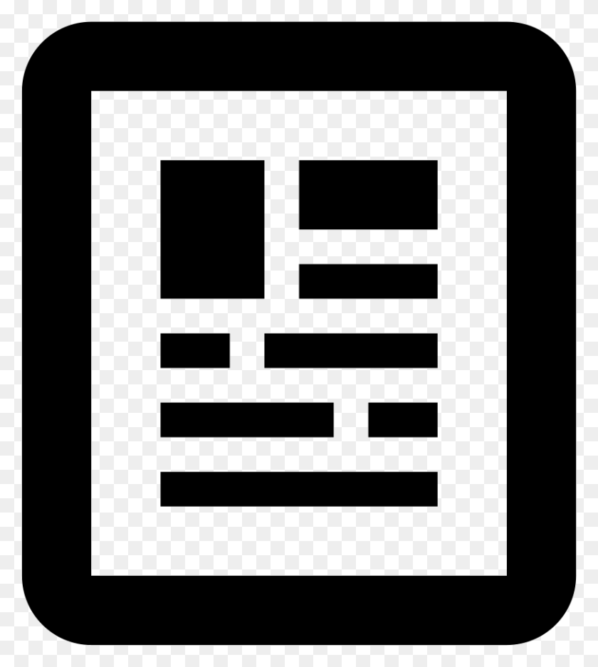 827x930 Newspaper Png Icon Free Download - Newspaper PNG