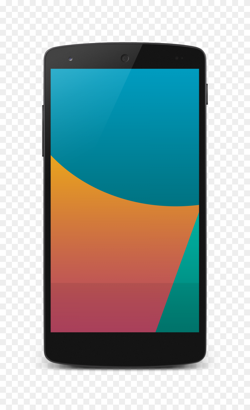 1690x2857 Nexus Front View - Android Phone PNG