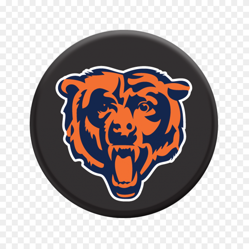 1000x1000 Nfl Chicago Bears Logo Popsockets Grip - Chicago Bears Logo PNG