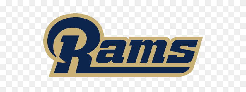 572x257 Logotipo De Texto De Los Rams De La Nfl - Logotipo De Rams Png