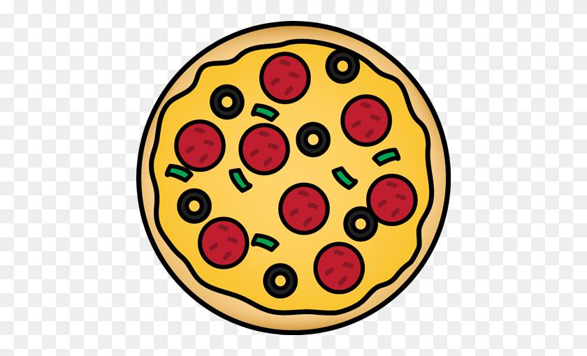 450x450 Nice Free Clipart Pizza Party - Pizza Party Clipart