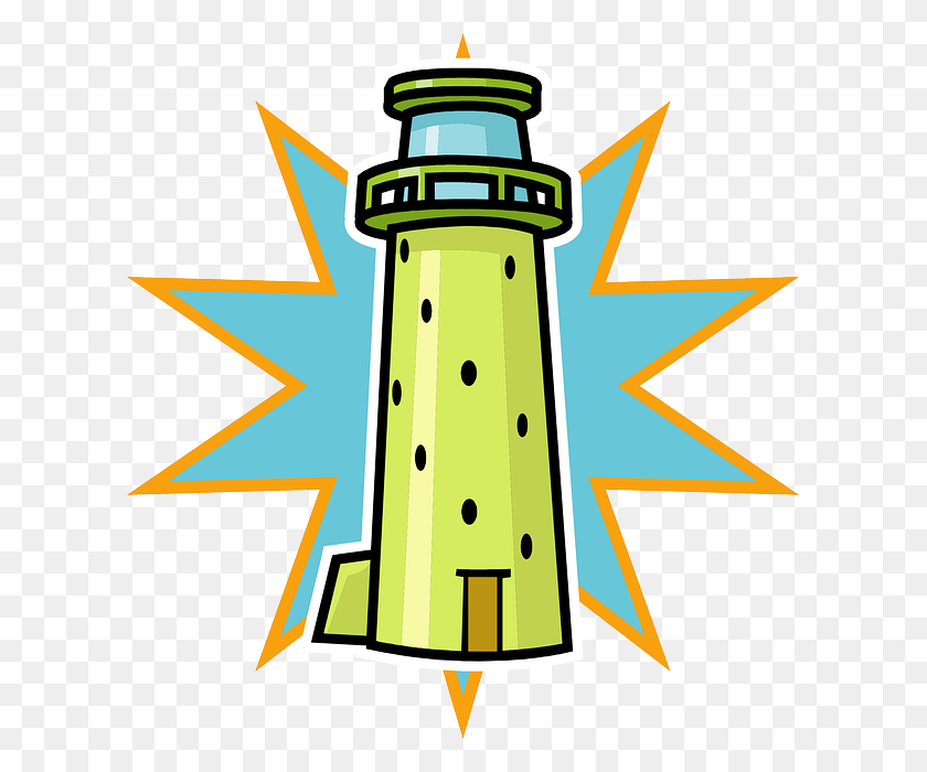 609x640 Nice Lighthouse Clip Art - Balcony Clipart