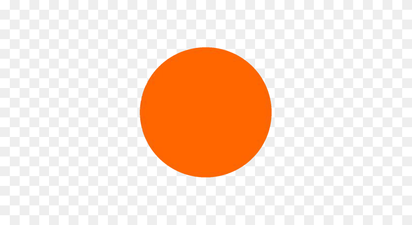 400x400 Nice Orange - Orange Circle PNG