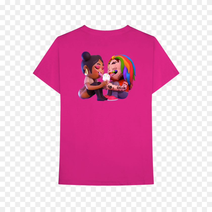 1024x1024 Camiseta Nicki X Fefe Ii + Álbum Tienda Oficial De Nicki Minaj - 6Ix9Ine Png