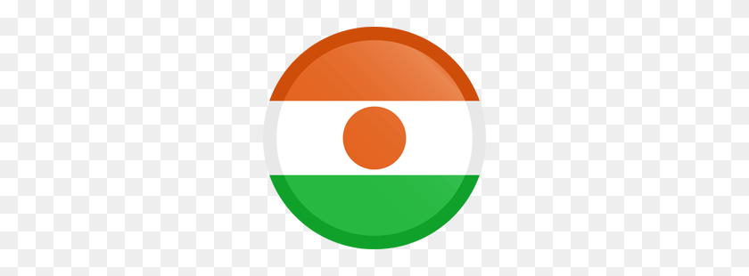 250x250 Клипарт Флаг Нигера - Международные Флаги Клипарт