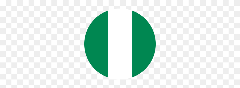 250x250 Nigeria Flag Clipart - Waving Flag Clipart