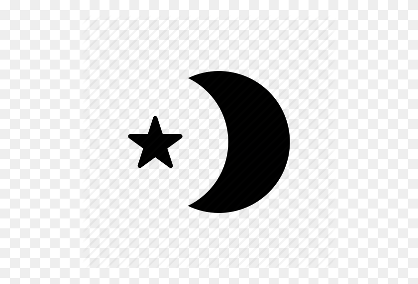 512x512 Símbolo De La Estrella De La Noche - Estrellas De La Noche Png