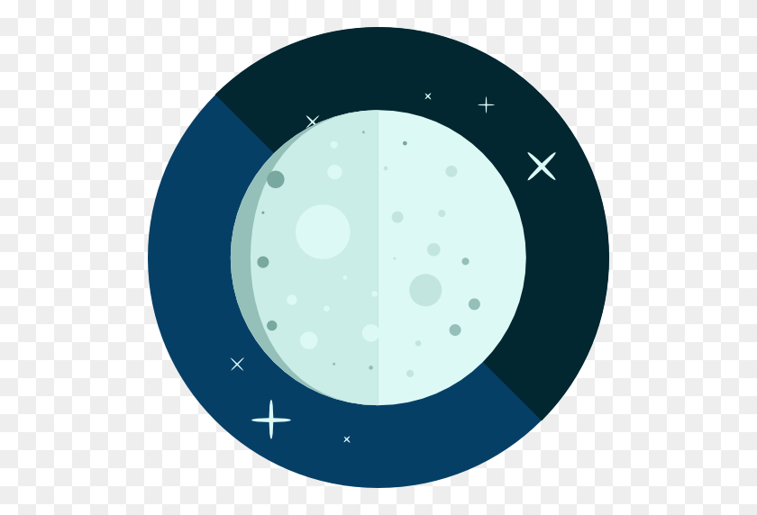 512x512 Noche, Tiempo, Naturaleza, Media Luna, Luna Creciente, Icono De Fase Lunar - Imágenes Prediseñadas De Fases Lunares