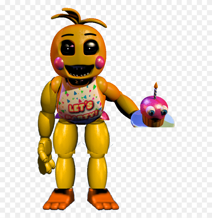 544x801 Nightmare Toy Chica - Cinco Noches En Freddys Png