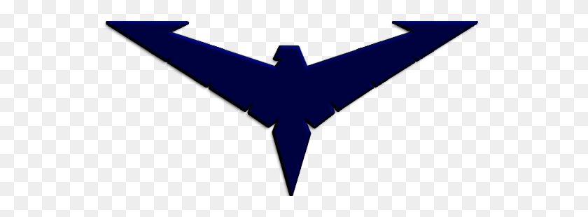 750x250 Nightwing Blue Logo - Nightwing Logo PNG