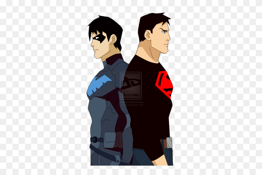 333x500 Nightwing Superboy Nightwing Young Justice - Superboy Png