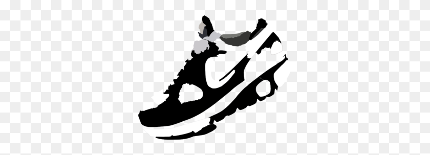 299x243 Nike Running Shoes Clipart - Zapatos Walking Clipart