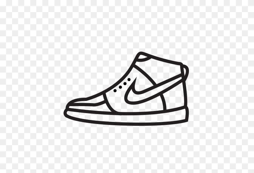 512x512 Nike, Icono De Zapatos - Zapatos Nike Png
