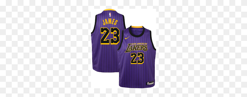 300x272 Nike Youth Los Angeles Lakers Lebron James Dri Fit Purple City - Lebron James Lakers PNG