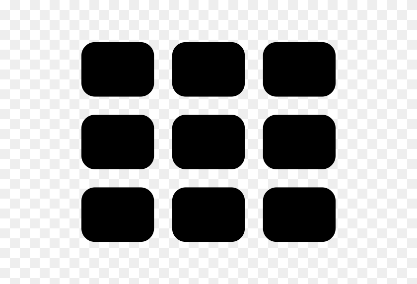 512x512 Nine Black Tiles, Nine, Number Icon With Png And Vector Format - Tiles PNG