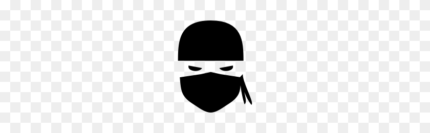White Ninja Face Mask