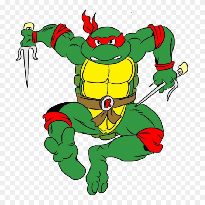 1024x1024 Imágenes Prediseñadas De Las Tortugas Ninja Teenage Mutant Turtles Clipartsco Tmnt Party - Camping Border Clipart
