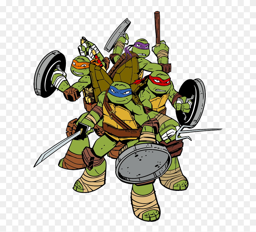 631x701 Ninja Turtle Face Clip Art - Teenage Mutant Ninja Turtles Clipart