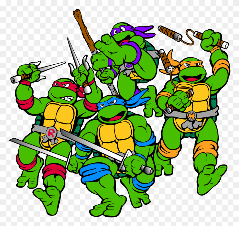 800x752 Ninja Turtles Clipart - Turtle PNG Clipart