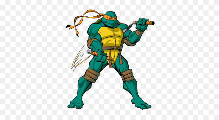 400x400 Ninja Turtles Clipart Michelangelo - Ninja Clipart Free