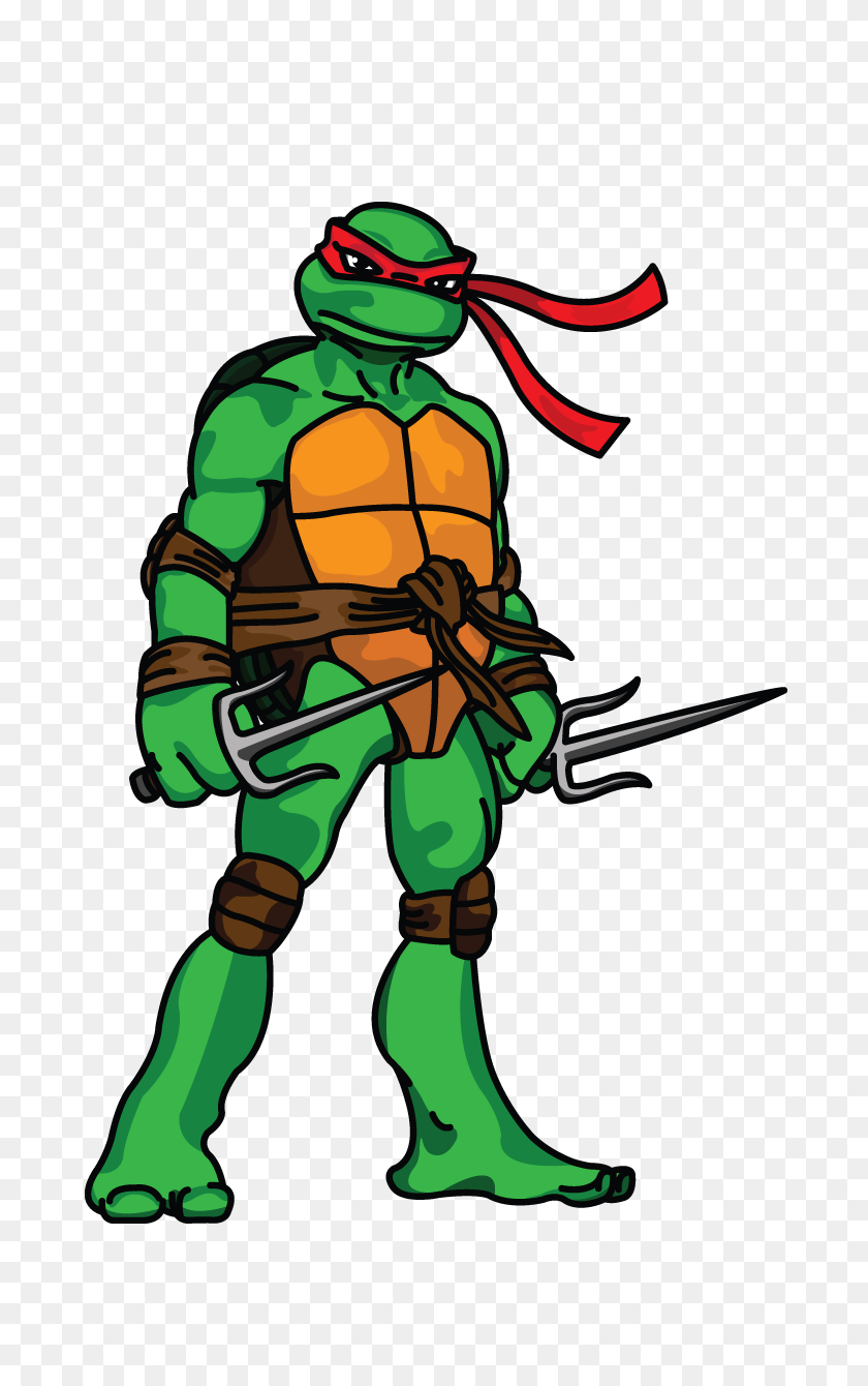 720x1280 Ninja Turtles Clipart Sketch - Teenage Mutant Ninja Turtle Clipart
