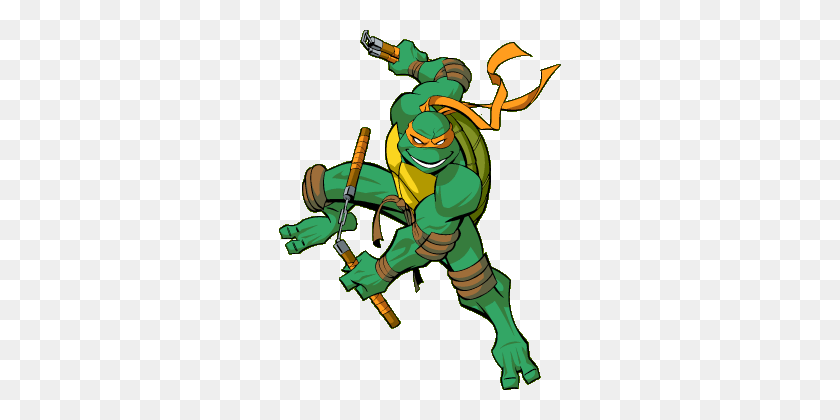 282x360 Ninja Turtles Png Images Free Download - Turtle PNG Clipart