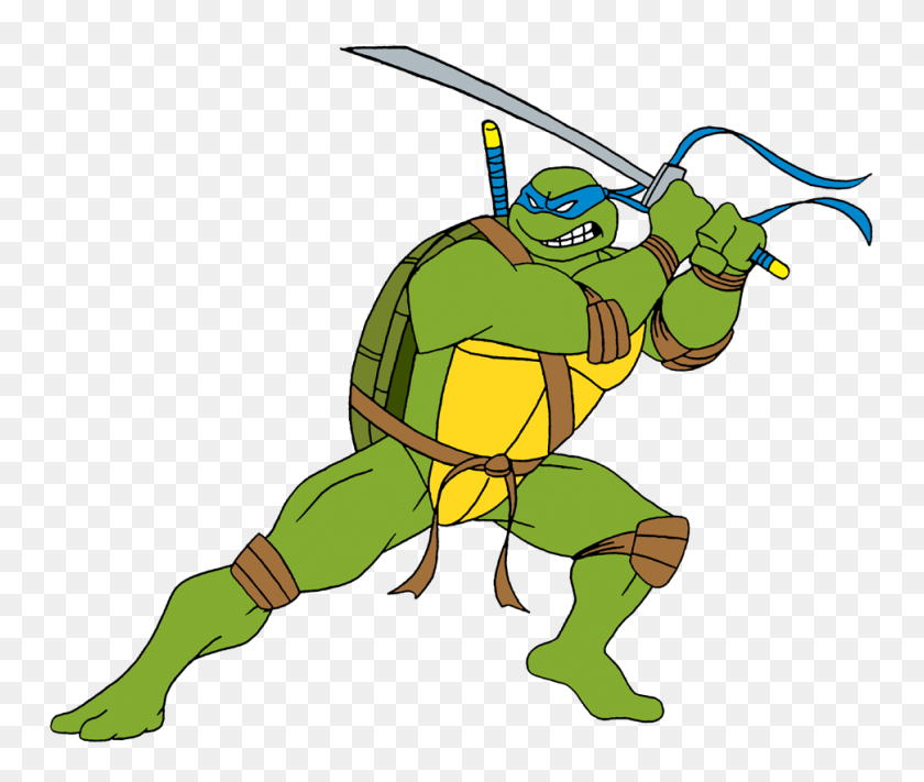 970x810 Ninja Tutle Leonardo Png Image - Teenage Mutant Ninja Turtles PNG