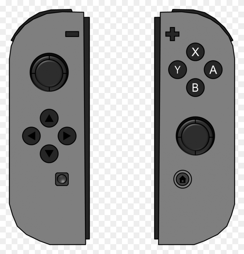875x914 Контроллеры Nintendo Switch Joy Con - Нинтендо Коммутатор Png