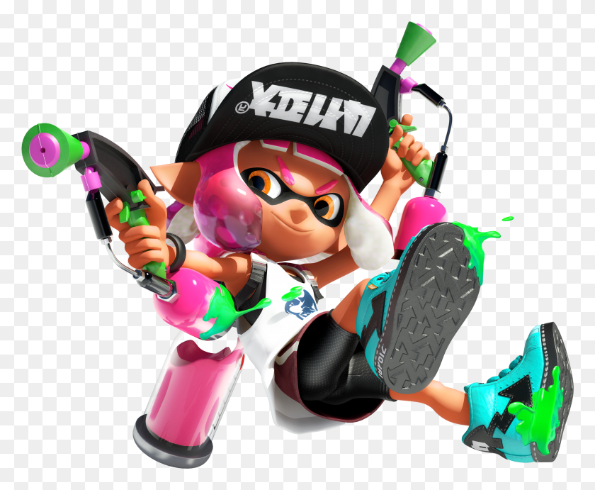 3613x2923 Nintendo's Artists Are Being Cool - Splatoon 2 PNG