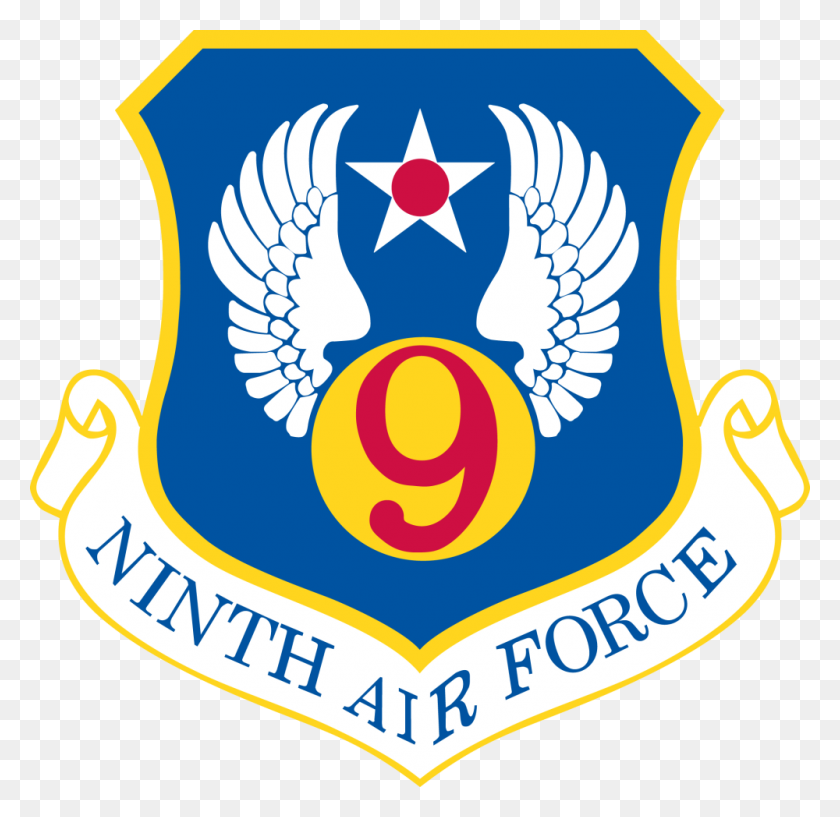 1000x971 Ninth Air Force - Air Force Logo PNG