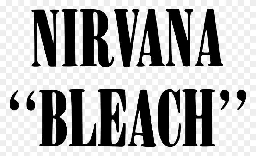 800x465 Nirvana Bleach - Nirvana Logo PNG